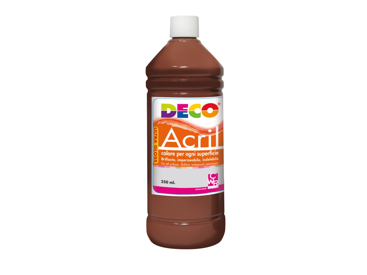 ACRILICO DECO 250ML MARRONE 11700/28