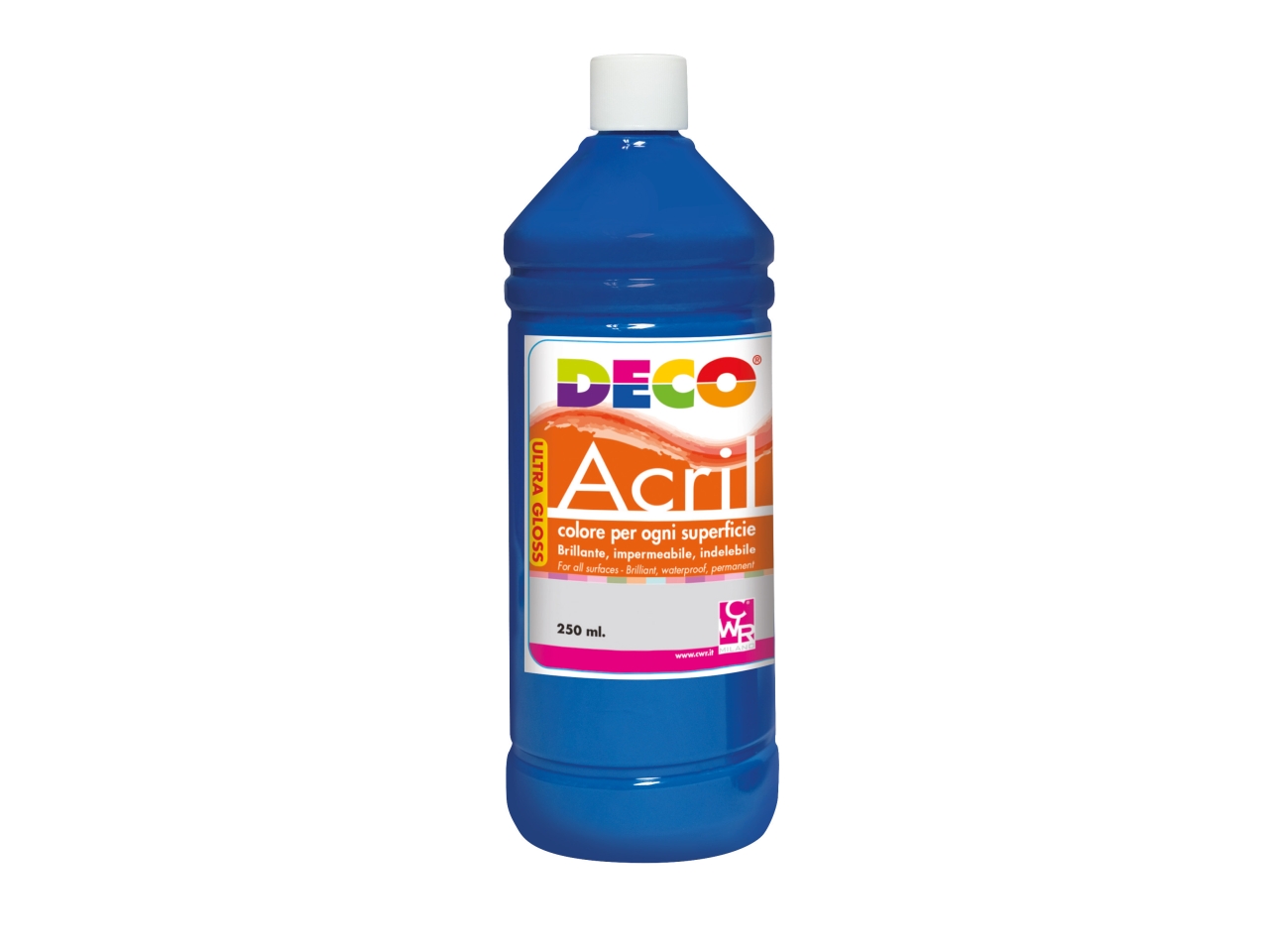 ACRILICO DECO 250ML BLU CYAN 11700/21