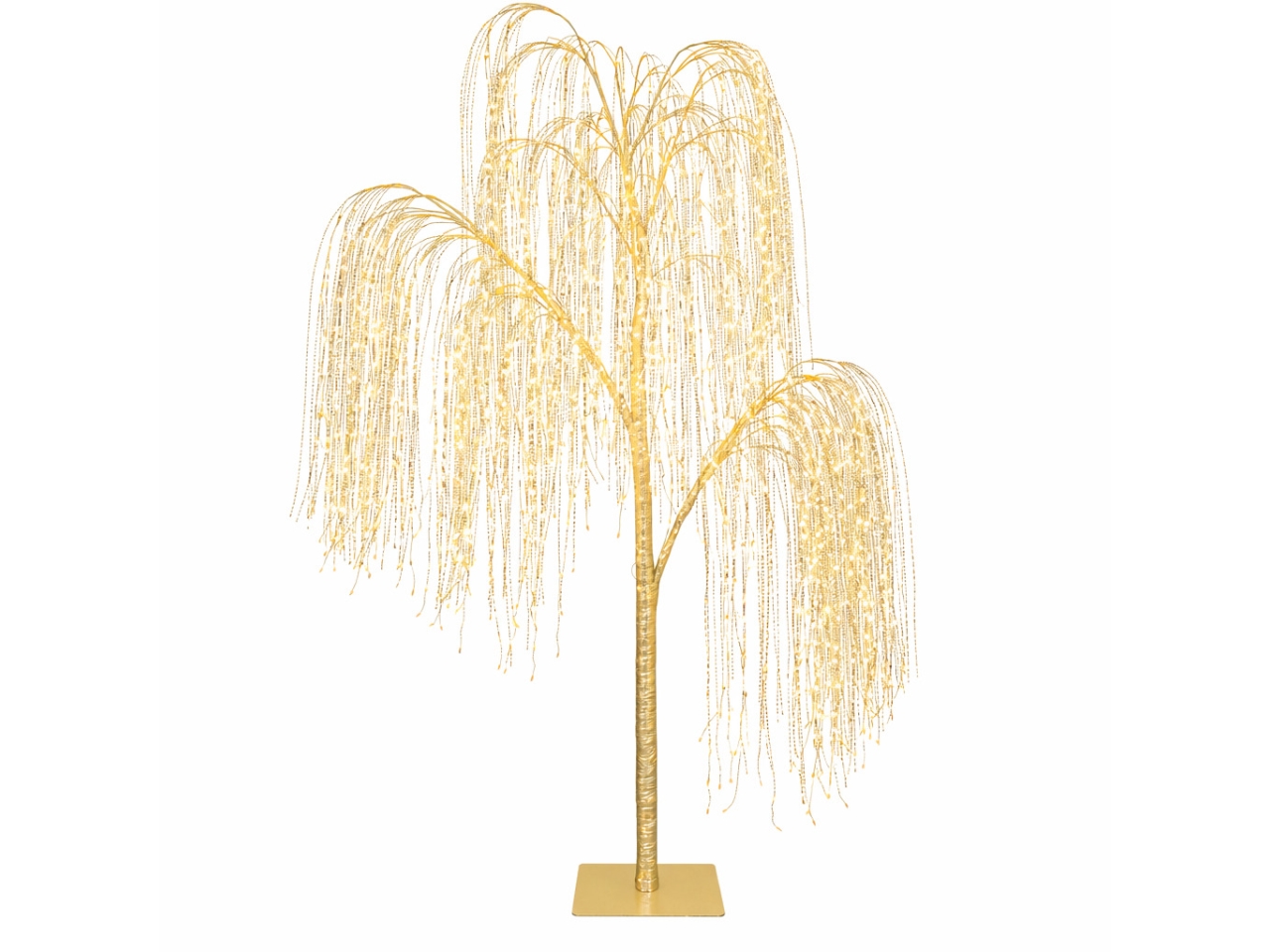 ALBERO SALICE 280CM CHAMPAGNE C/1144 LED 10320034 ALBERO SALICE 280CM CHAMPAGNE C/1144 LED 10320034
