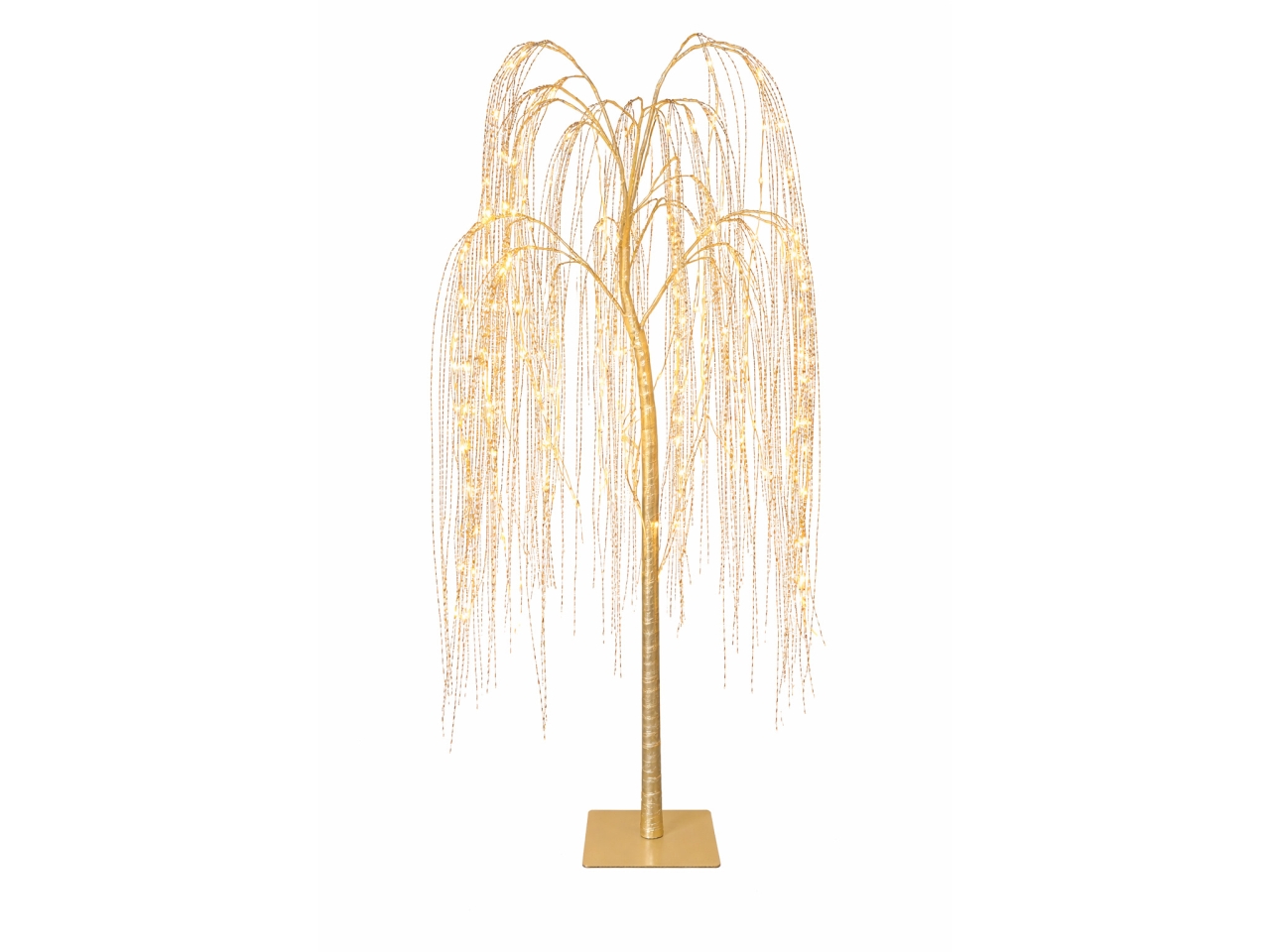 ALBERO SALICE 153CM CHAMPAGNE C/234 LED 10320032 ALBERO SALICE 153CM CHAMPAGNE C/234 LED 10320032