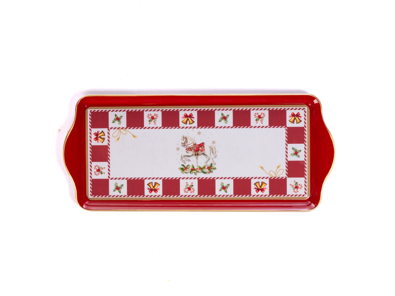 VASSOIO 39X17X2CM CAROSELLO ROSSO 13920086