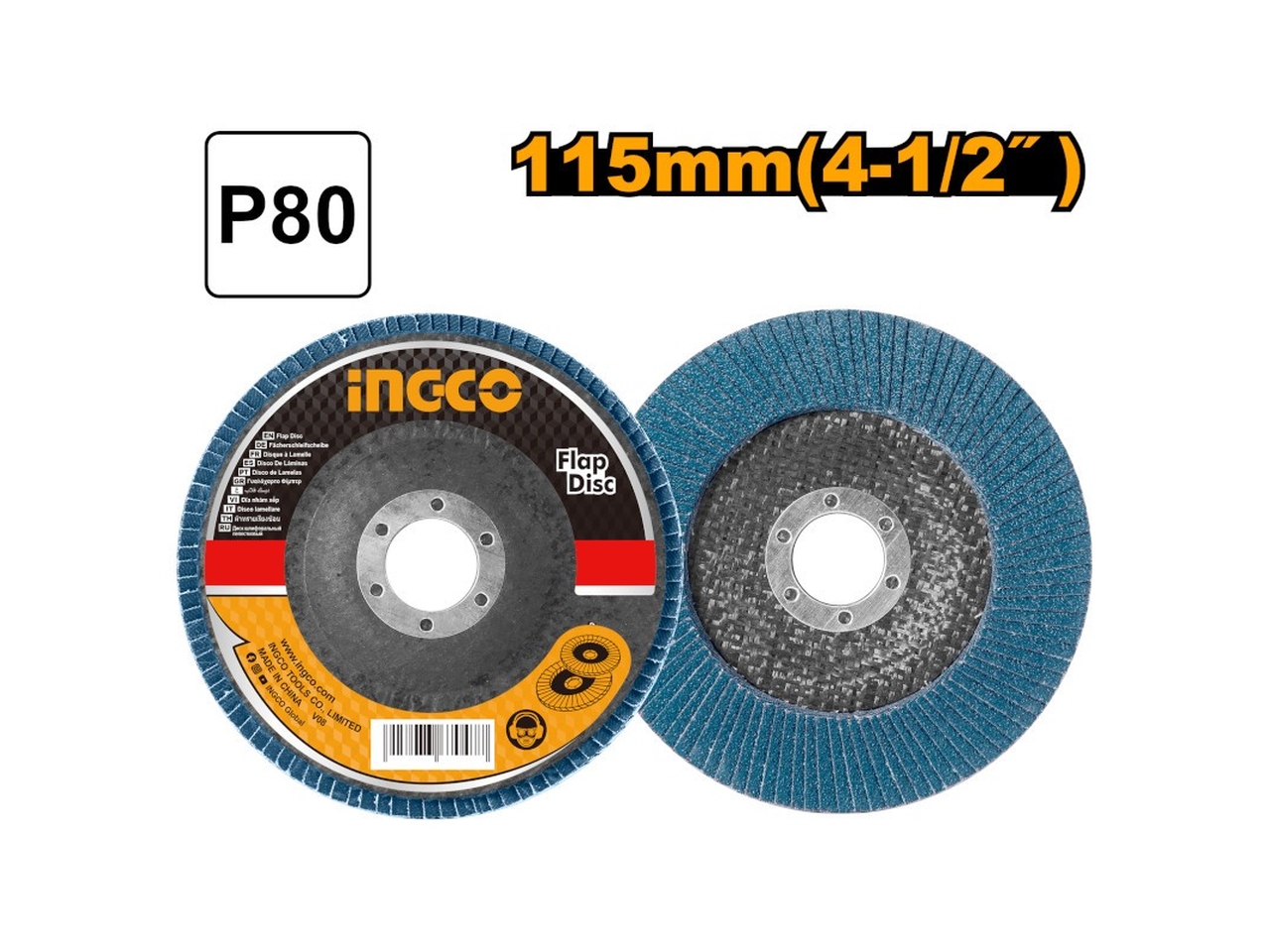 DISCO LAMELLARE 115MM ZIRCONIO P80 SET 10PZFDZ1153 DISCO LAMELLARE 115MM ZIRCONIO P80 SET 10PZFDZ1153