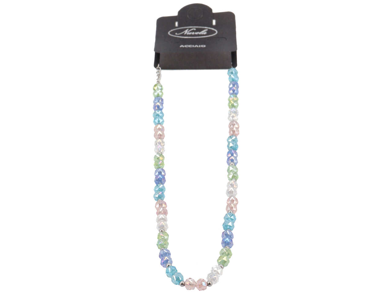 COLLANA CRISTALLI MULTICOLOR