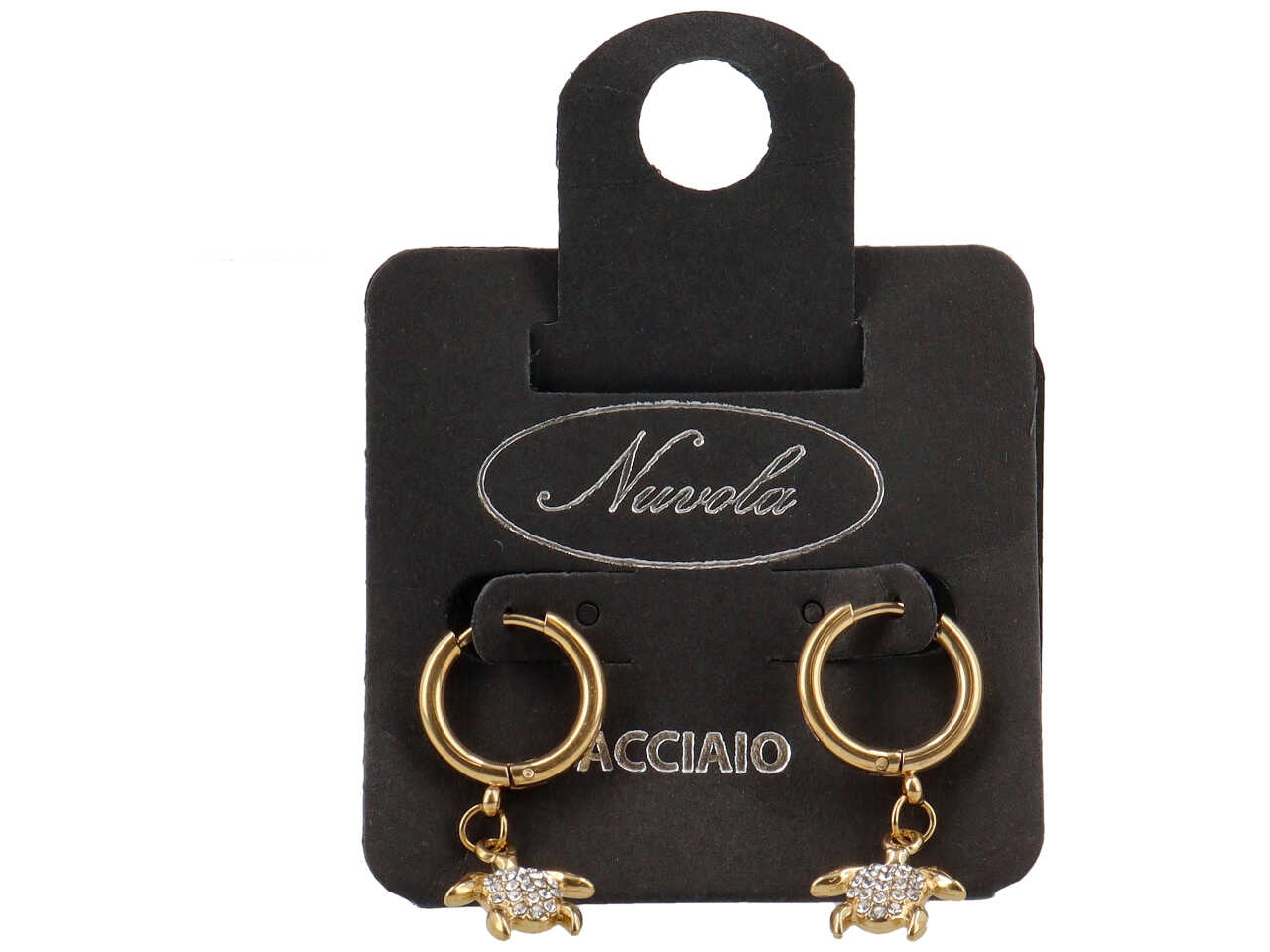 CERCHIETTO CON TARTARUGA ZIRCONI ORO