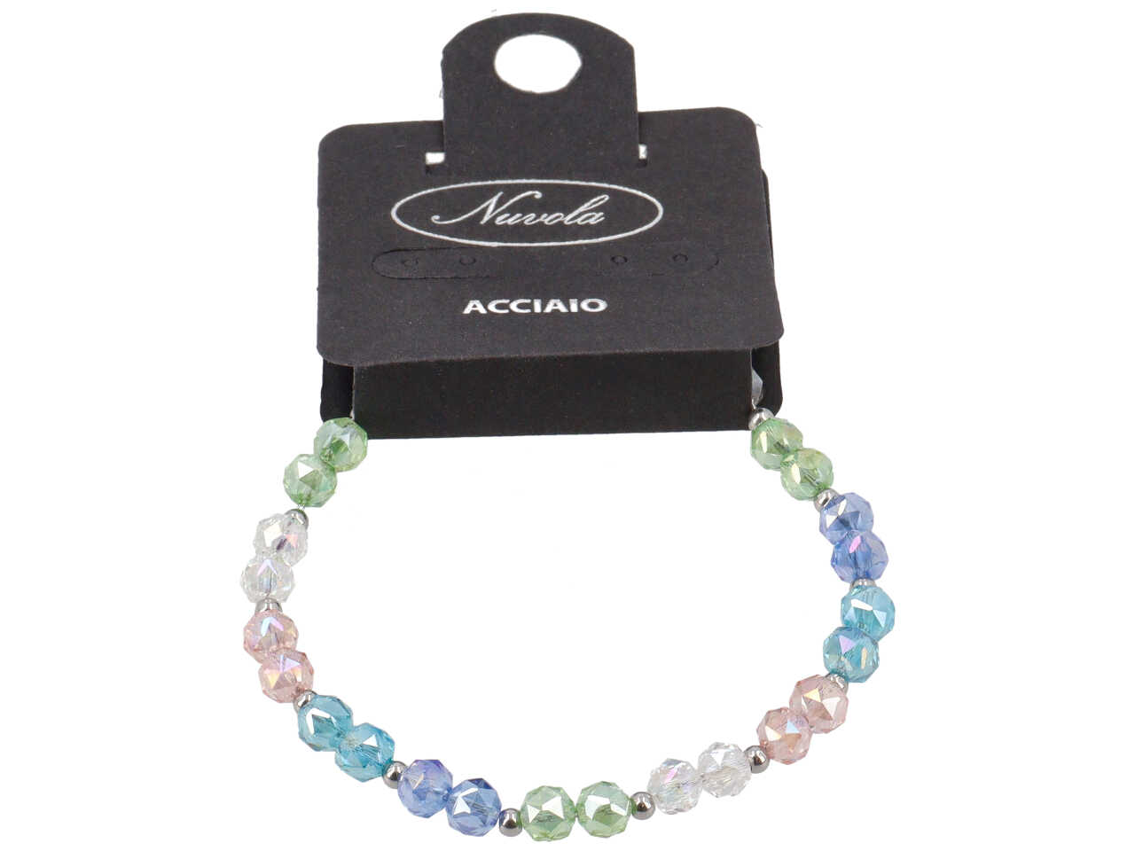 BRACCIALE CRISTALLI MULTICOLOR