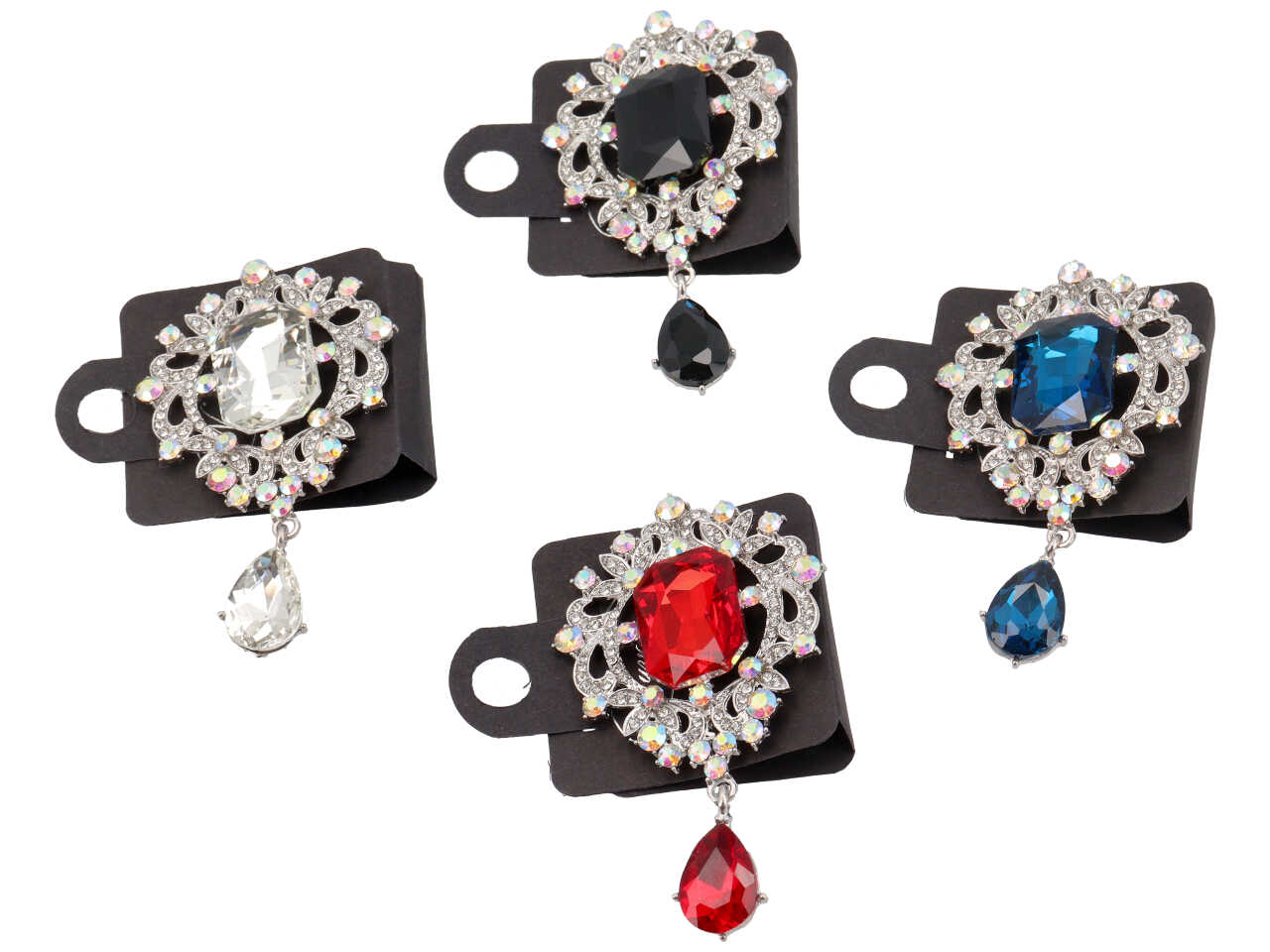 SPILLA DIADEMA GOCCIA PENDENTE