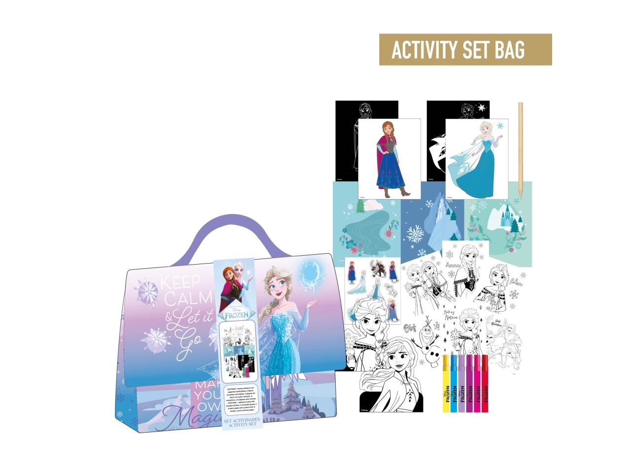 FROZEN BORSA C/SET DA COLORARE 2700002331