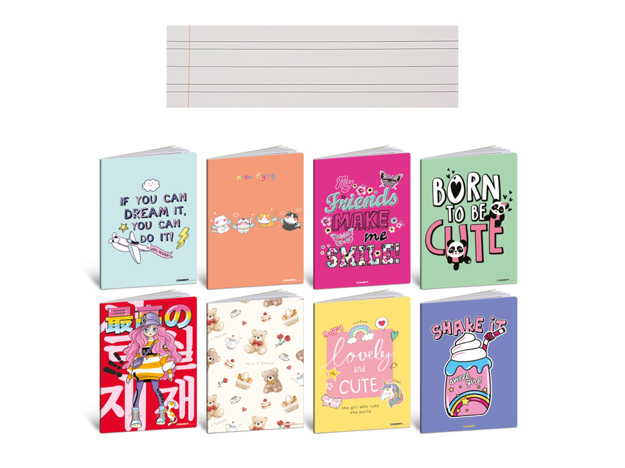 QUADERNO MAXI KID GIRL 10PZ FG. 20+1 B9210 QUADERNO MAXI KID GIRL 10PZ FG. 20+1 B9210