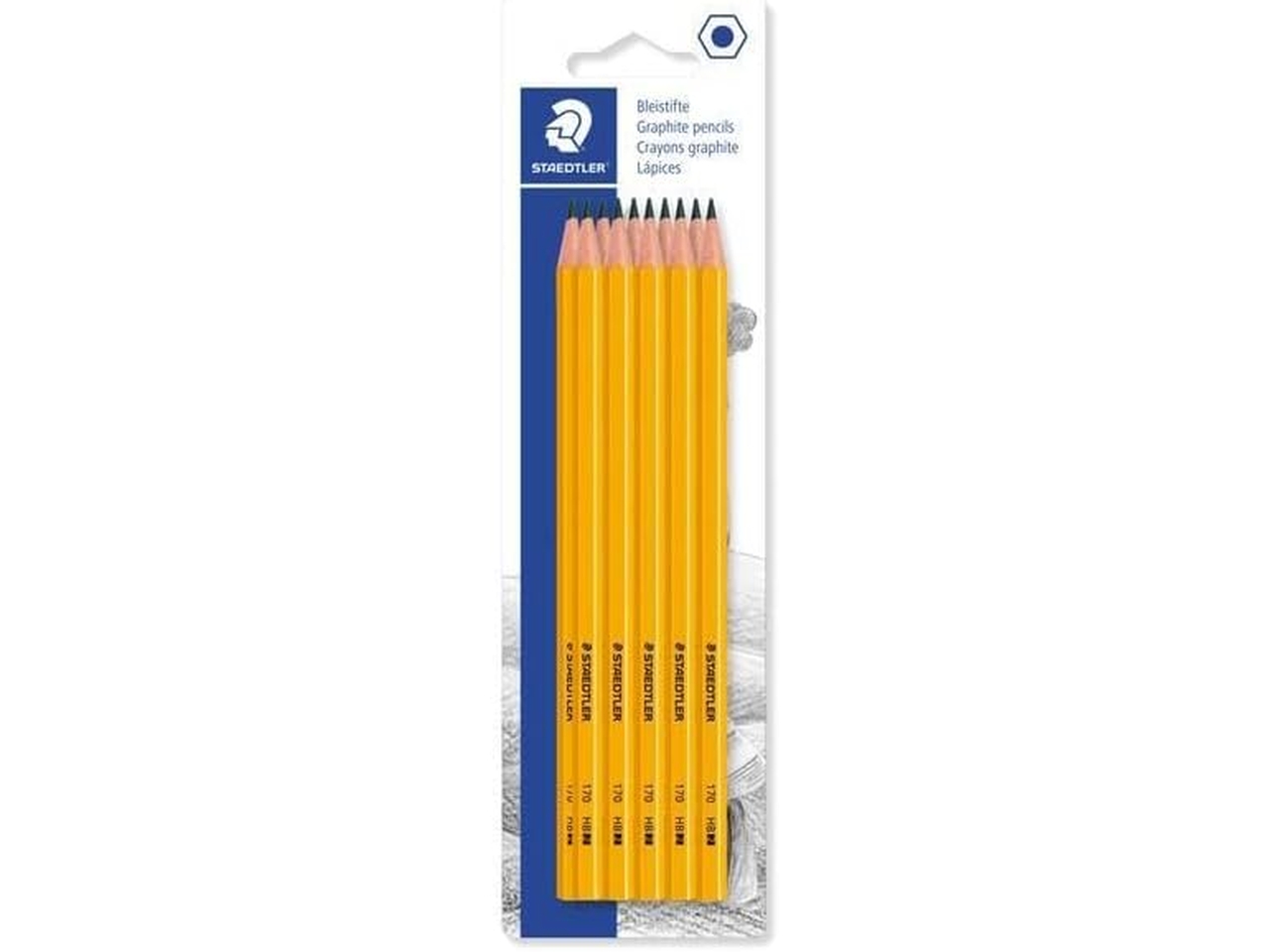 MATITE GRAFITE ESAGONALE SET DA 10 PZ BK170HB1BK10