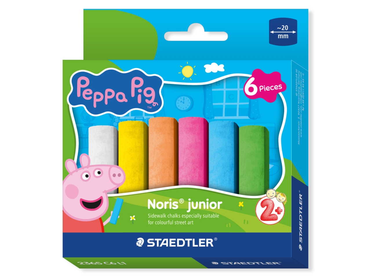 NORIS JR GESSETTI JUMBO PEPPAPIG 6PZ ASS2365 C6 L1