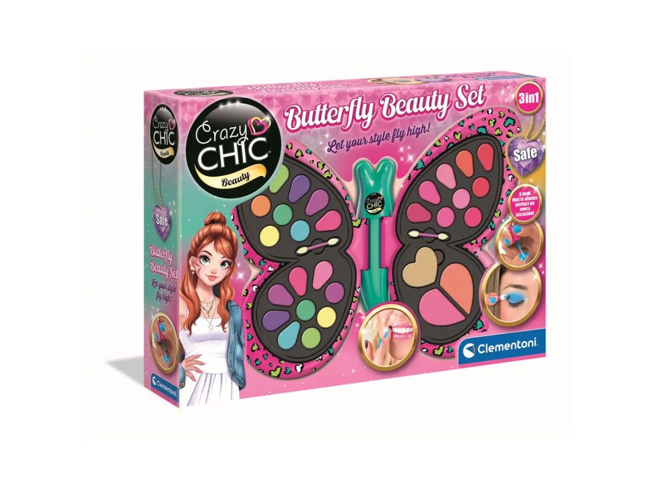 CRAZY CHIC BUTTERFLY BEAUTY SET 18428