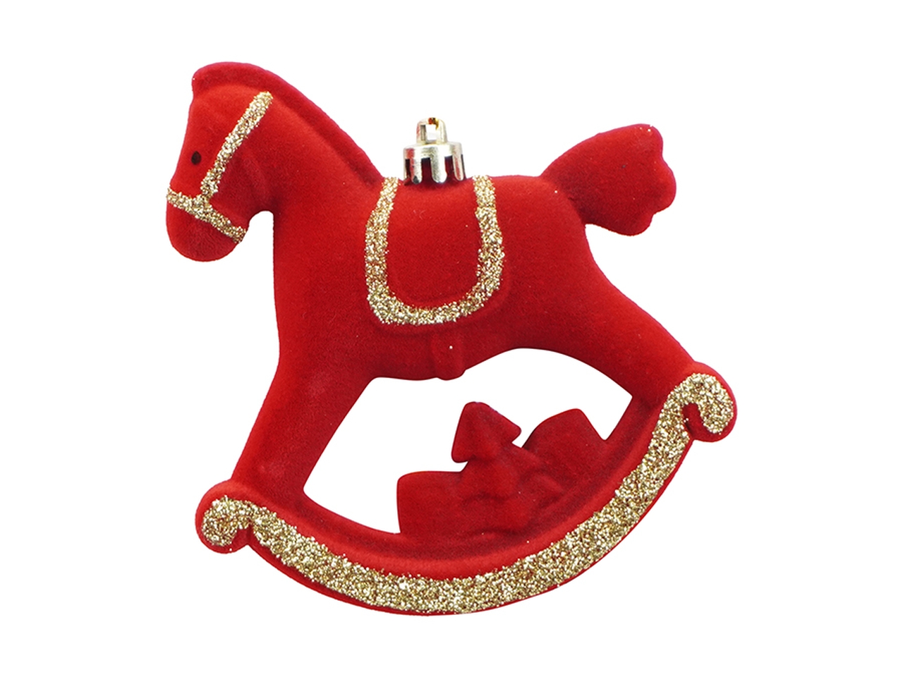 APPENDINO CAVALLO DONDOLO 10CM VELL.ROSSO 6637136