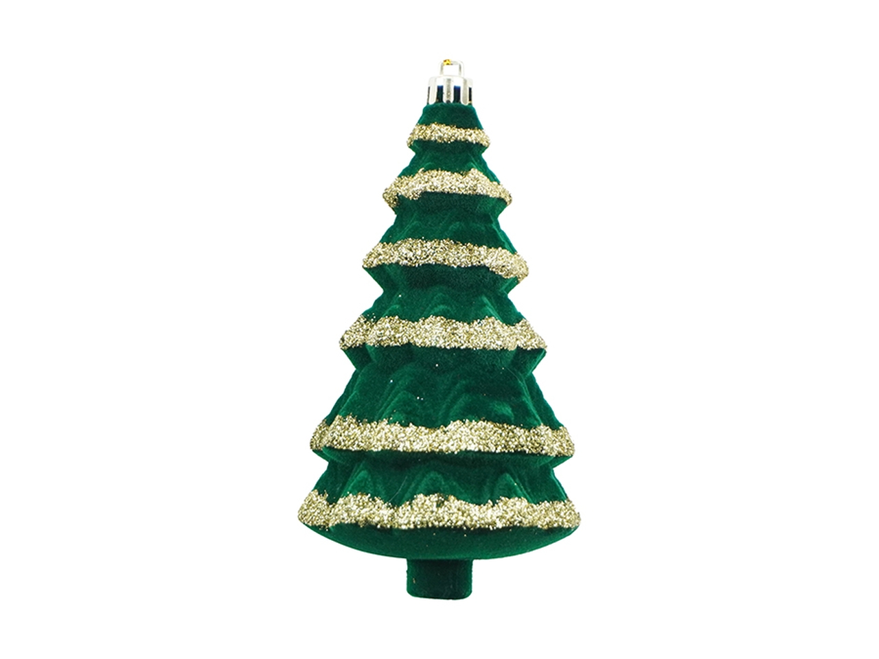 APPENDINO ALBERO 7X13CM VELLUTO VERDE 6637151