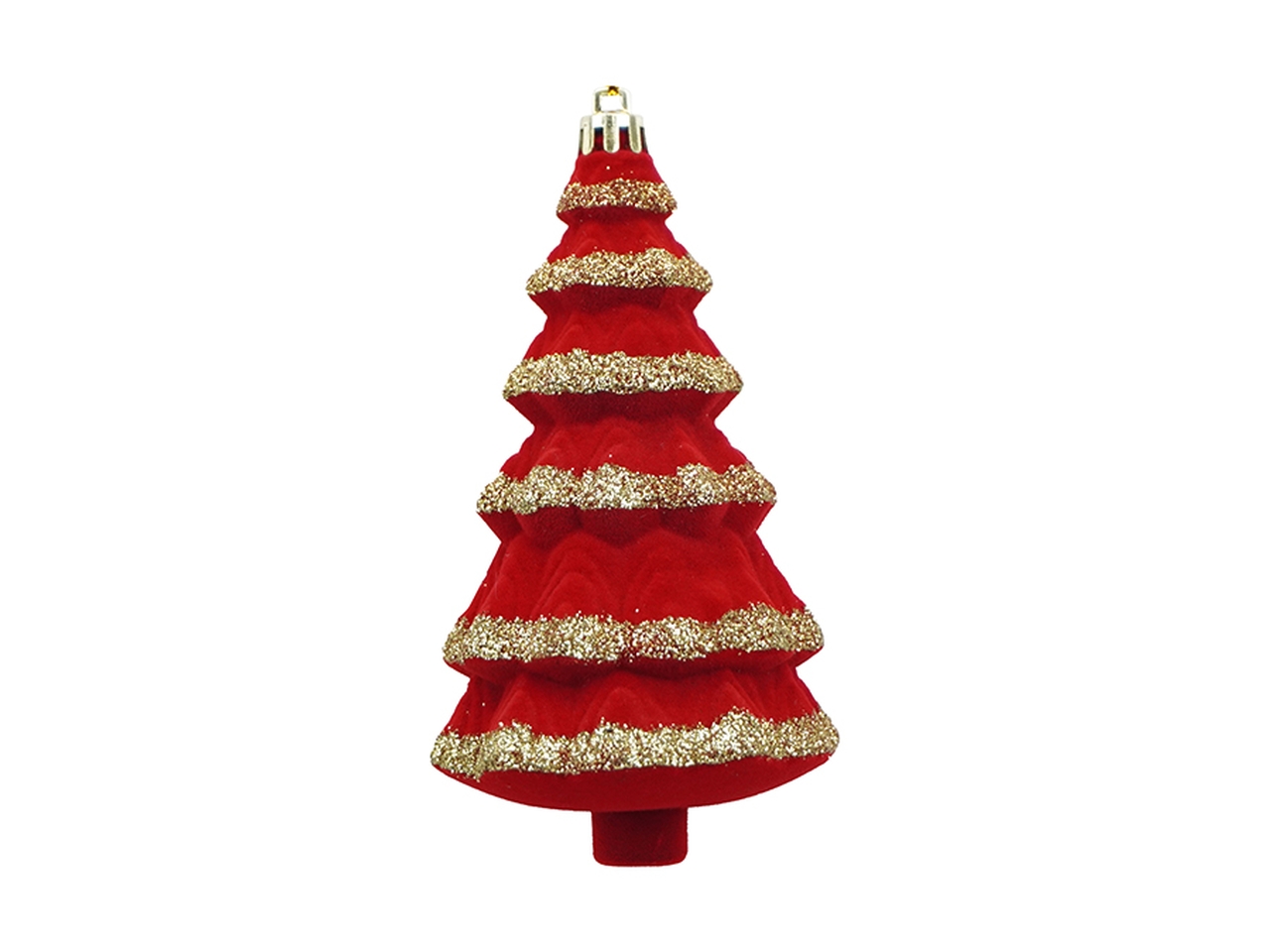 APPENDINO ALBERO 7X13CM VELLUTO ROSSO 6637152