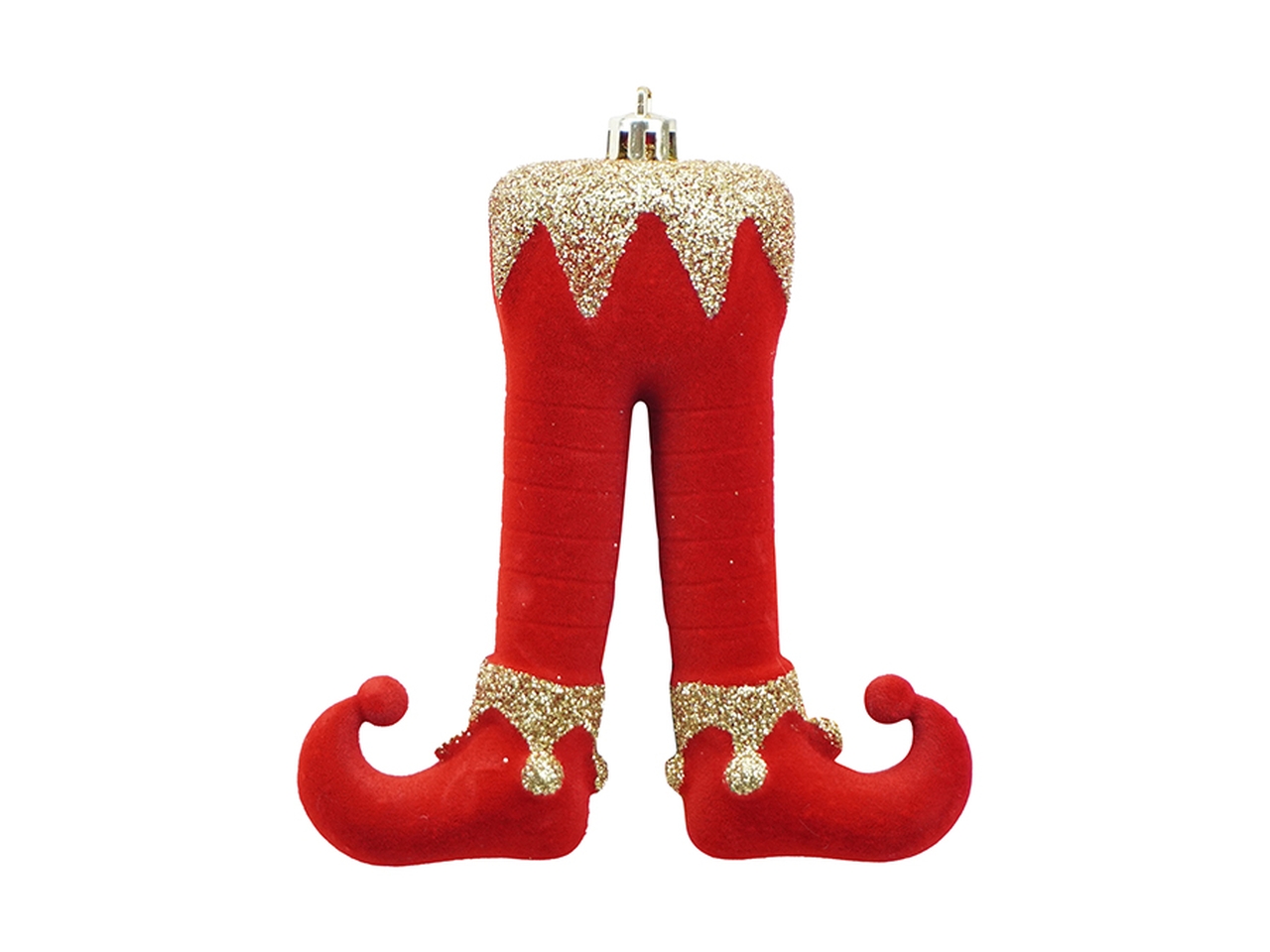 APPENDINO GAMBE ELFO 11CM VELLUTO ROSSO 6637156