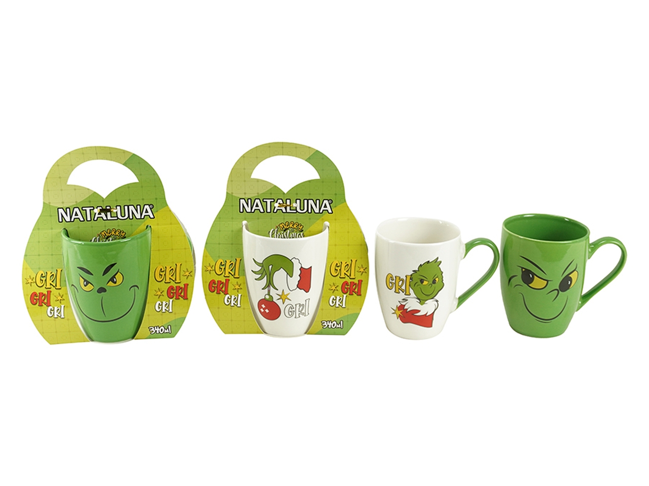 TAZZA GRI 340ML PORCELLANA VERDE 2ASS. 6846689 TAZZA GRI 340ML PORCELLANA VERDE 2ASS. 6846689