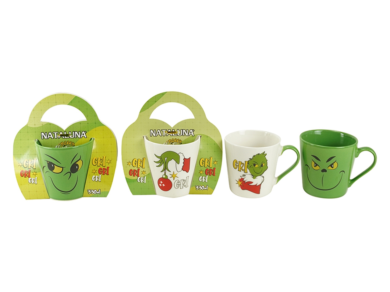 TAZZA GRI 330ML PORCELLANA VERDE 2ASS. 6846691 TAZZA GRI 330ML PORCELLANA VERDE 2ASS. 6846691