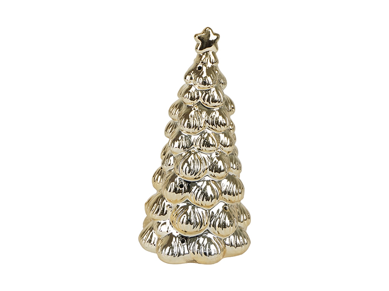 ALBERO PORCELLANA 17,1CM C/LED ORO 7337156