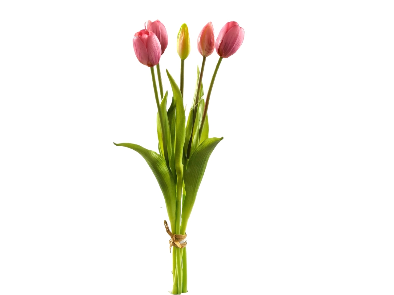 MAZZO TULIPANI 38CM 5 FIORI LAVANDADS003413-20