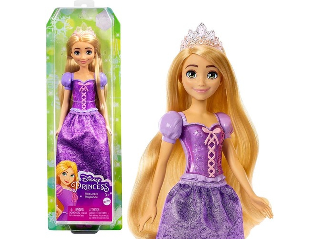 DISNEY PRINCESS BAMBOLA RAPUNZEL HLW03