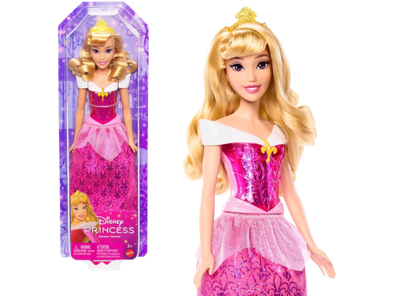 DISNEY PRINCESS BAMBOLA AURORA HLW09