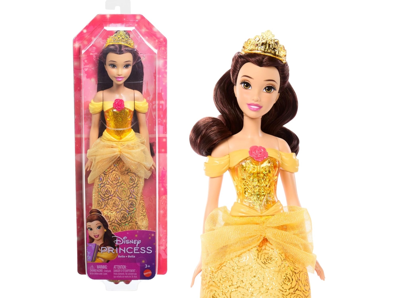 DISNEY PRINCESS BAMBOLA BELLE HLW11