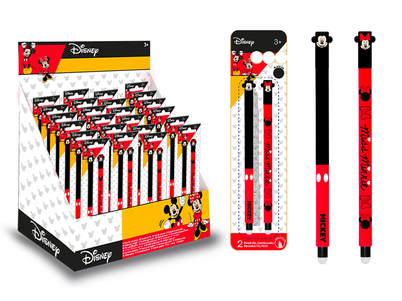 MICKEY FRIENDS SET 2 PENNE GEL CANCELLABILID16296