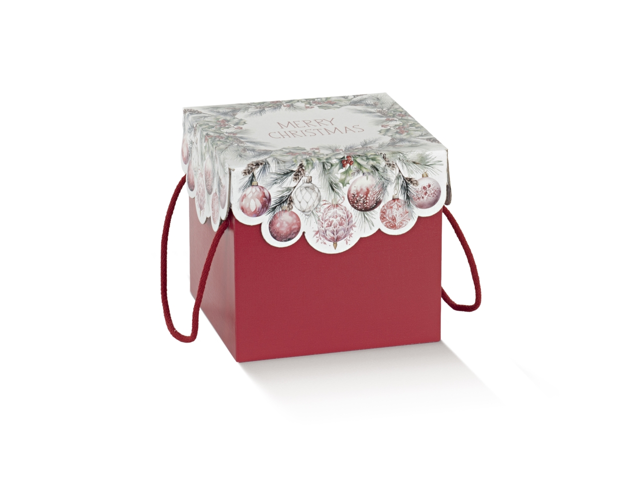 ADDOBBI DI NATALE SCATOLA C/CORD.20X20X19CM100493C ADDOBBI DI NATALE SCATOLA C/CORD.20X20X19CM100493C
