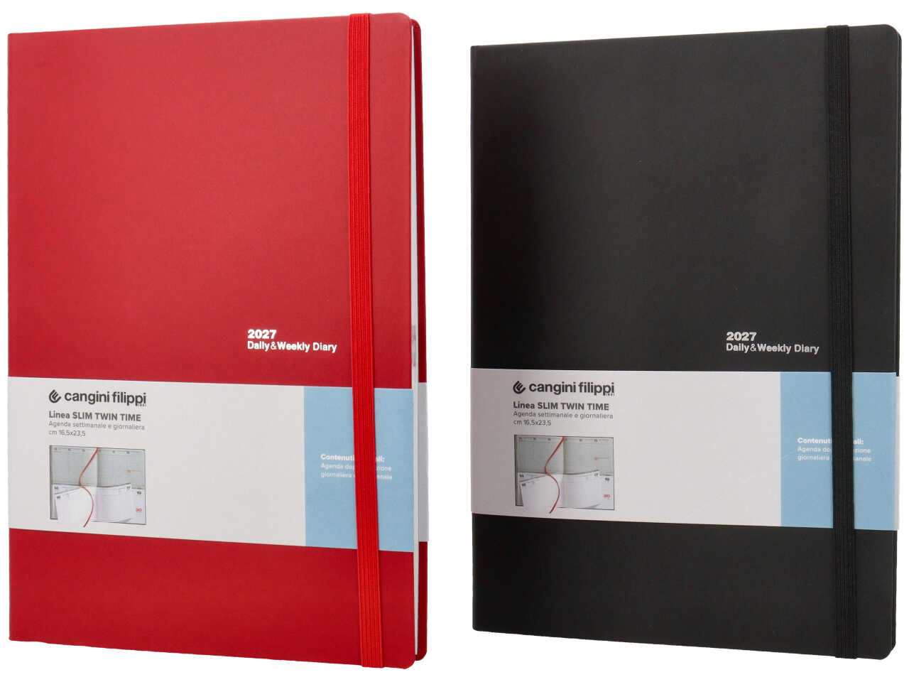 AGENDA 2027 SLIM TWIN TIME 16,5X23,5CM 27-O201L99