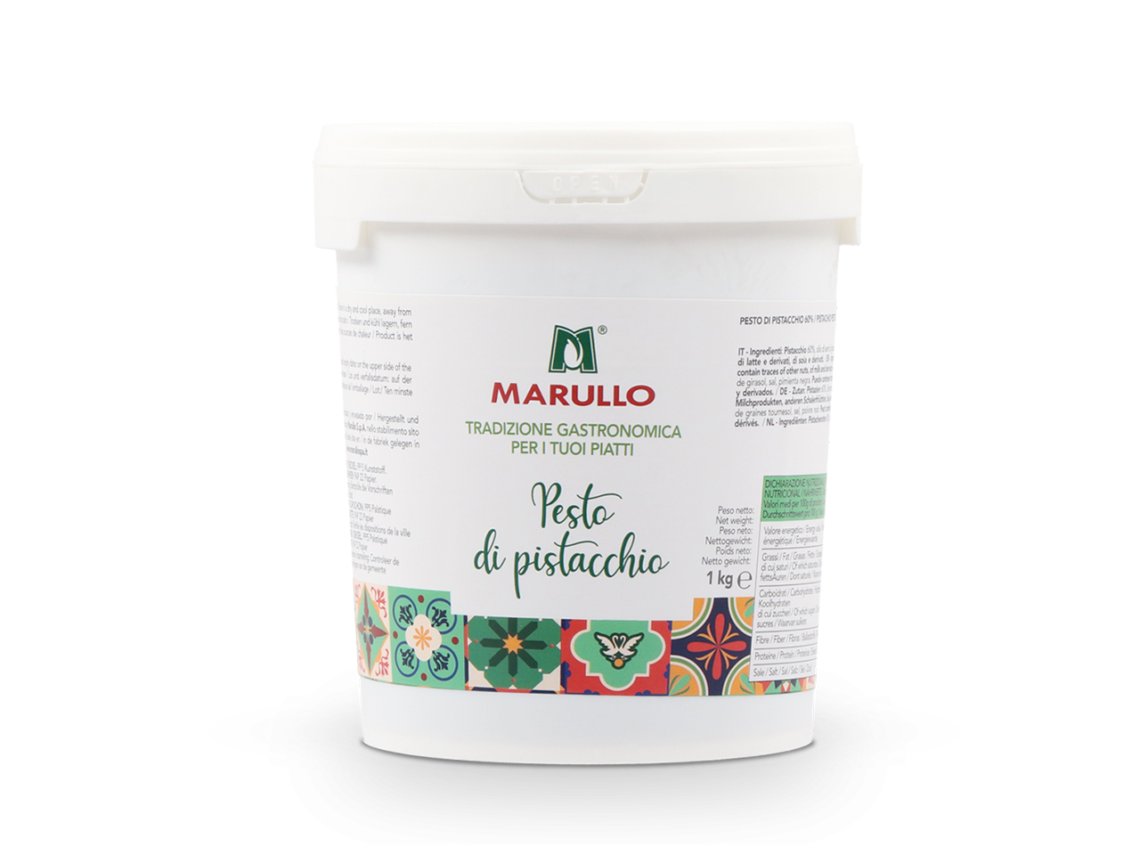 MARULLO PESTO SALATO DI PISTACCHIO 60%1KG IPPMH