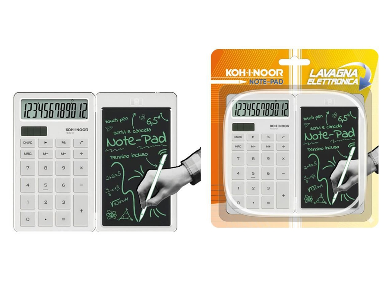 CALCOLATRICE 12 DIGIT CON NOTE PAD NDS2101 CALCOLATRICE 12 DIGIT CON NOTE PAD NDS2101