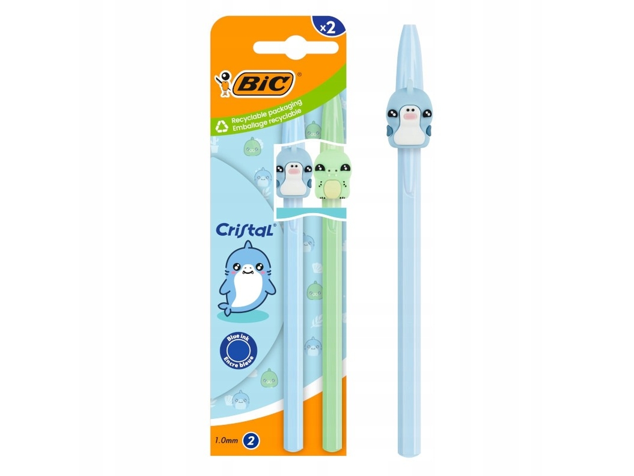 PENNA CRSTL FIGURINE BLU SET DA 2 PZ 303750303750