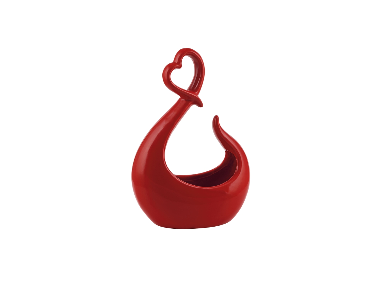 VASO CUORE CERAMICA10X20XH.28,5CM ROSSO AE-57A-RO VASO CUORE CERAMICA10X20XH.28,5CM ROSSO AE-57A-RO