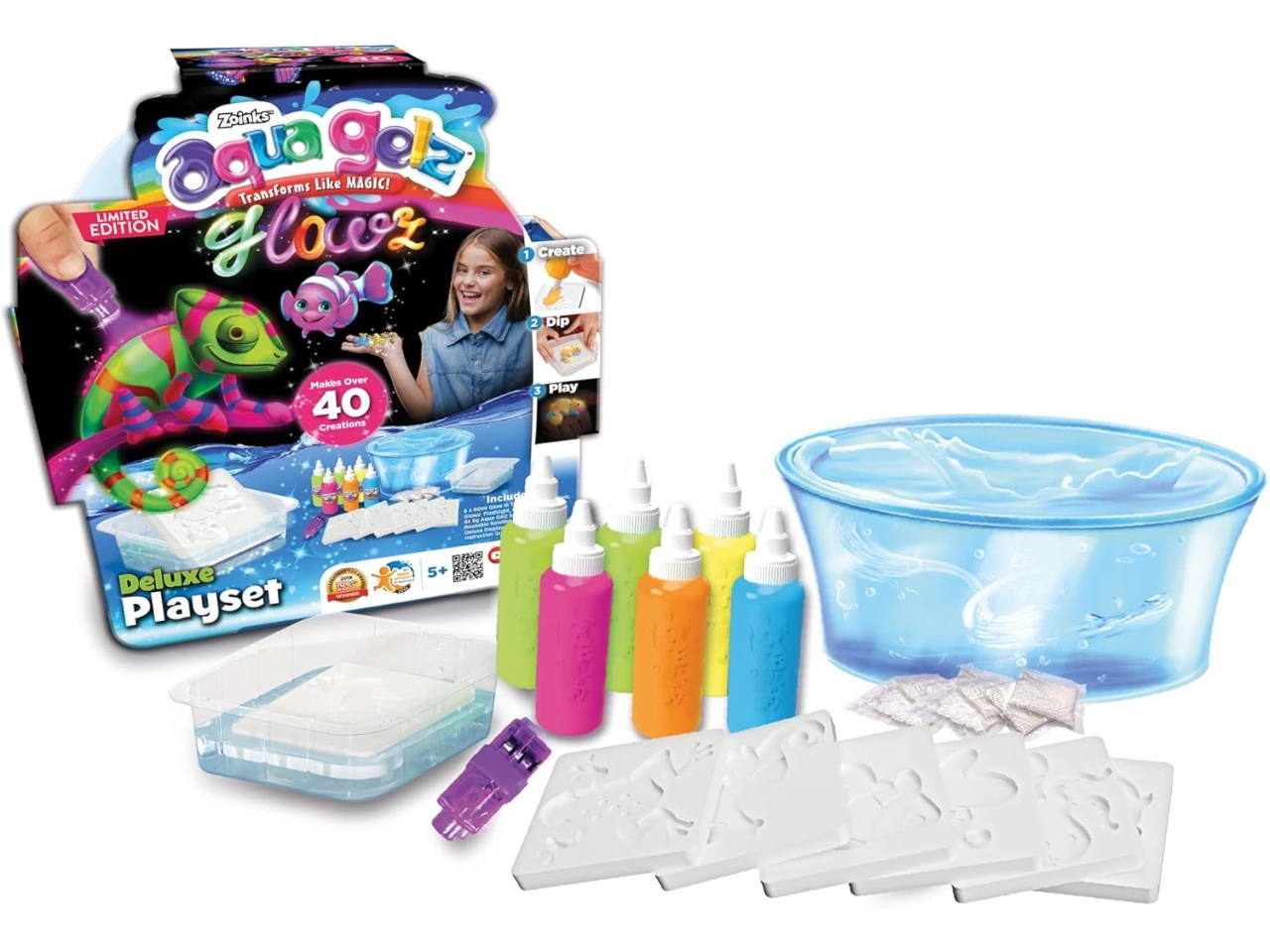AQUA GELZ DELUXE SET GLOW IN THE DARK 106322590