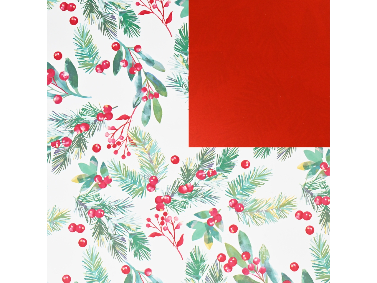 ROTOLO FOGLIE 100CMX25MT ROSSO 360-6338