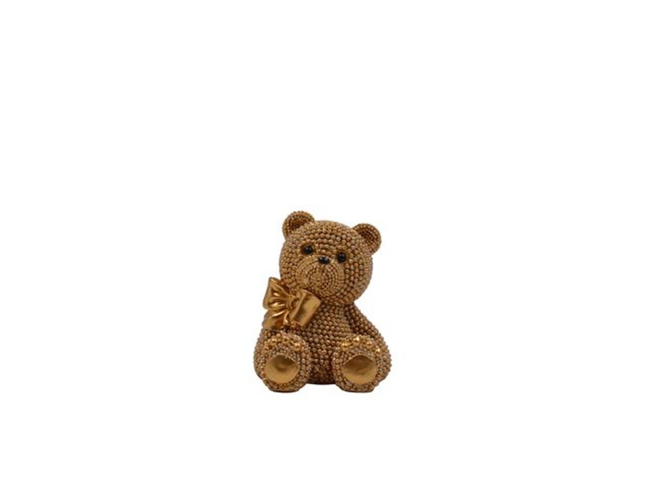 ORSETTO RESINA PICCOLO 6X9CM ORO A69