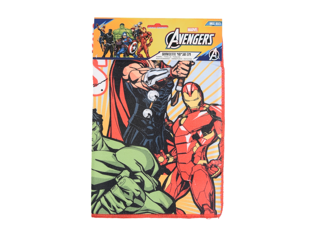 AVENGERS C TOVAGLIETTE 40X30CM ZH18010