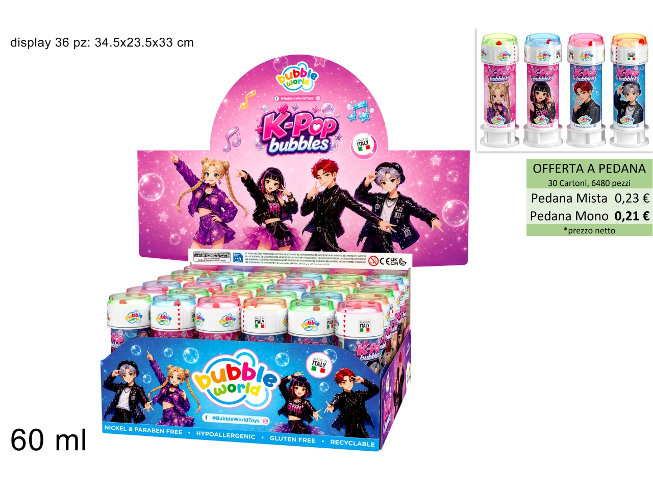 BOLLE DI SAPONE KPOP DTO26000361