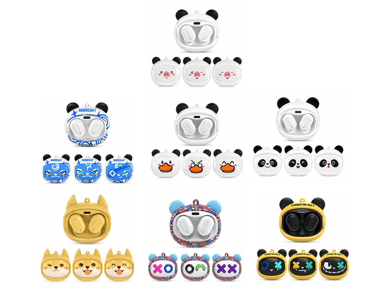 CUFFIE BLUETOOTH FLIPBUDS 6 MODELLI ASSORTITIFB05