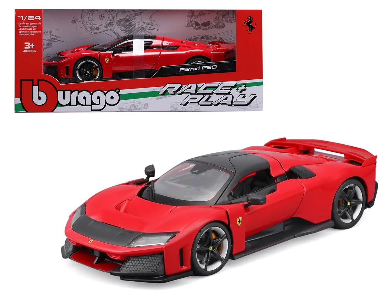 AUTO FERARI F80 R&P 1:24 18-26034