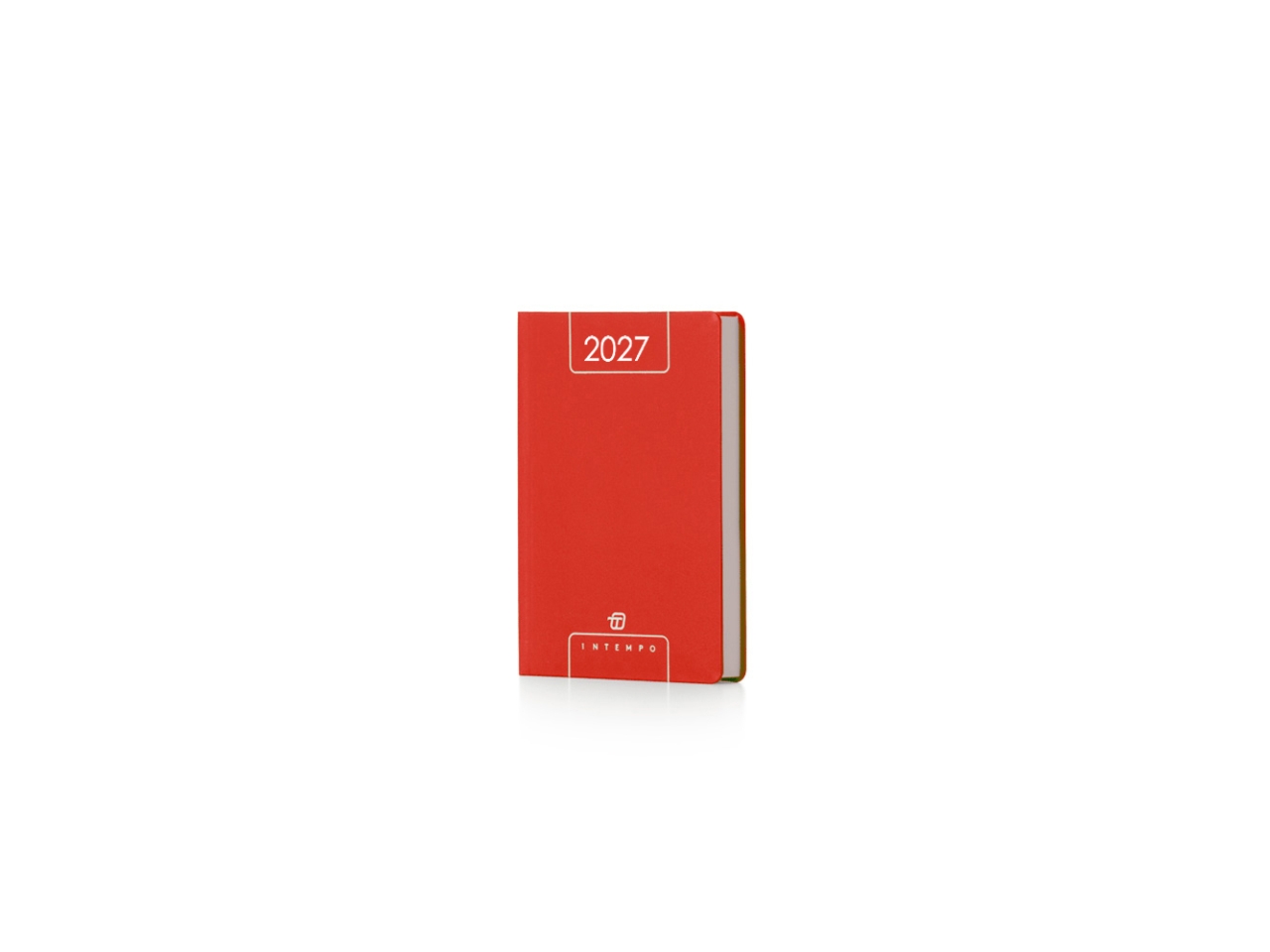 AGENDA ALFA 2027 BIGIORNAL. 7X14CM ROSSO 7128AF28