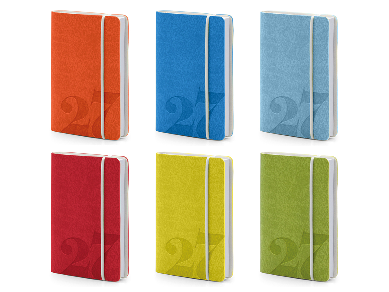 AGENDA COLORBAND2027BIGIORN.8X12,5CM C/ELAS.7522CB
