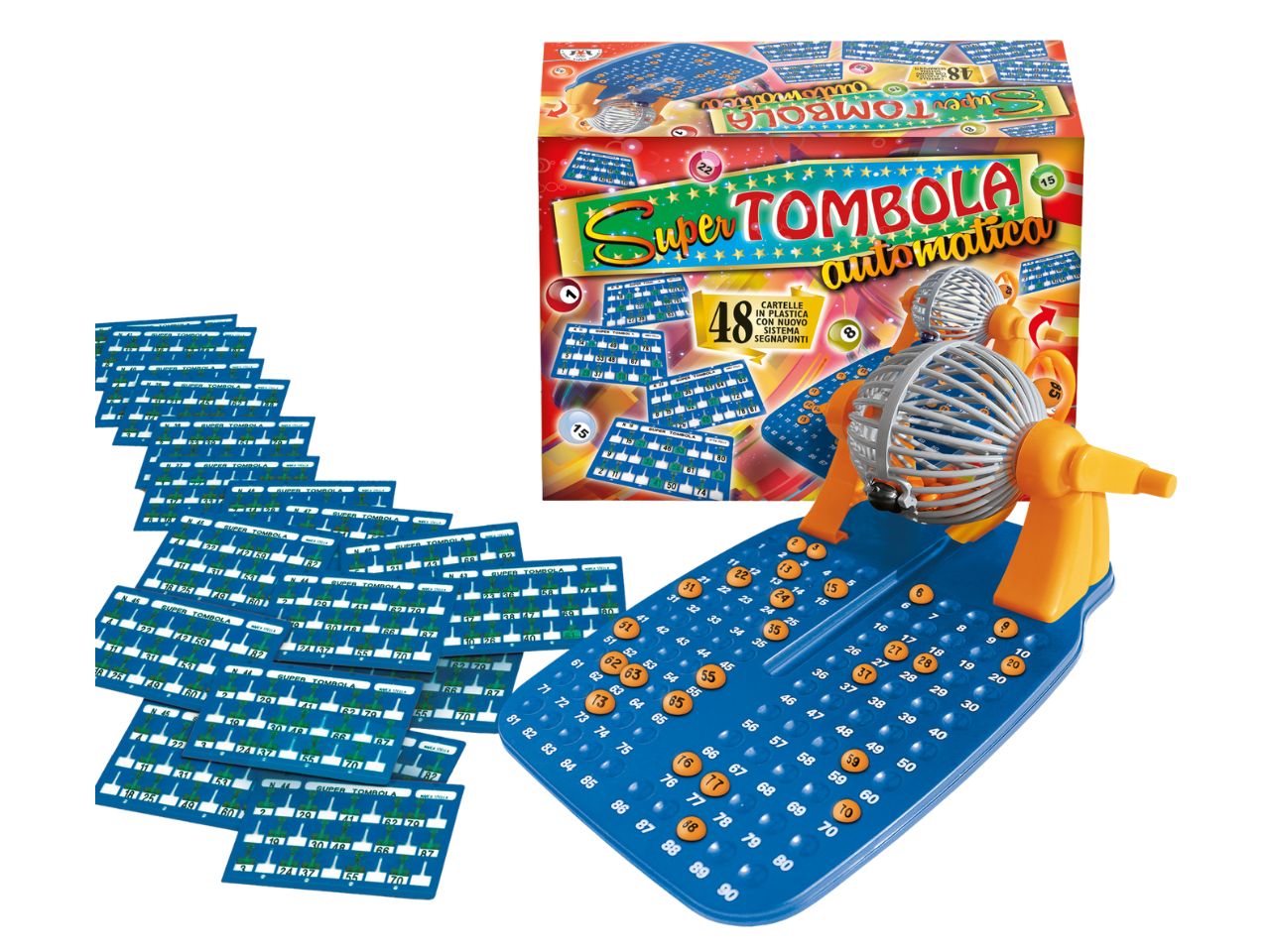 SUPER TOMBOLA AUTOMATICA 48 CARTELLE 121 SUPER TOMBOLA AUTOMATICA 48 CARTELLE 121
