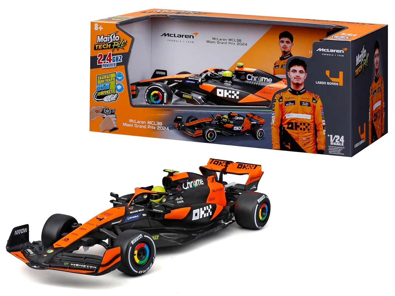 MCLAREN MCL 38 F1 RADIOCOMANDO 1:24 82359