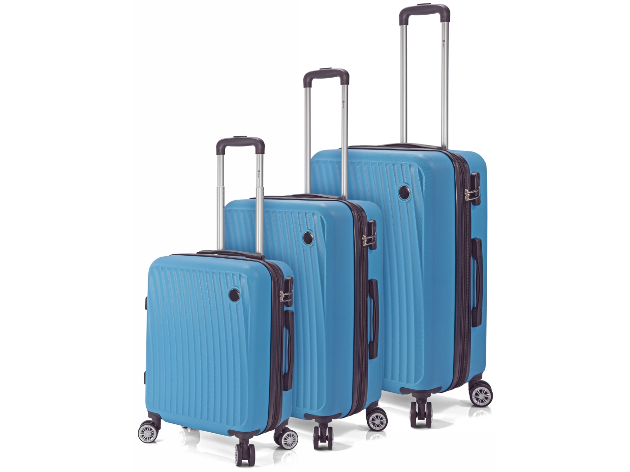 TROLLEY ABS 4 RUOTE ESP. BLU SET 3PZ BZ5818AC-70 TROLLEY ABS 4 RUOTE ESP. BLU SET 3PZ BZ5818AC-70