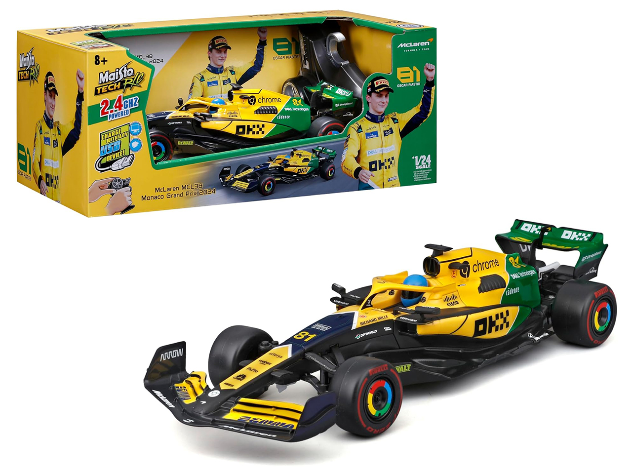 MCLAREN MCL 38 F1 GRAN PRIX RADIOCOMANDO 1:24