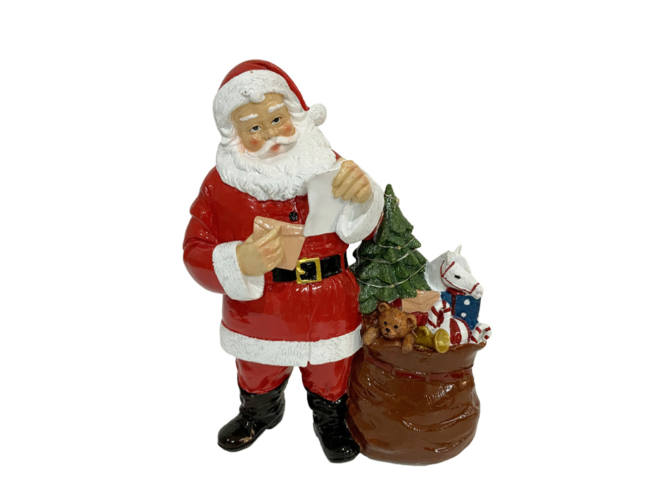 BABBO NATALE RESINA C/SACCO 22X9X29CM 660022 BABBO NATALE RESINA C/SACCO 22X9X29CM 660022