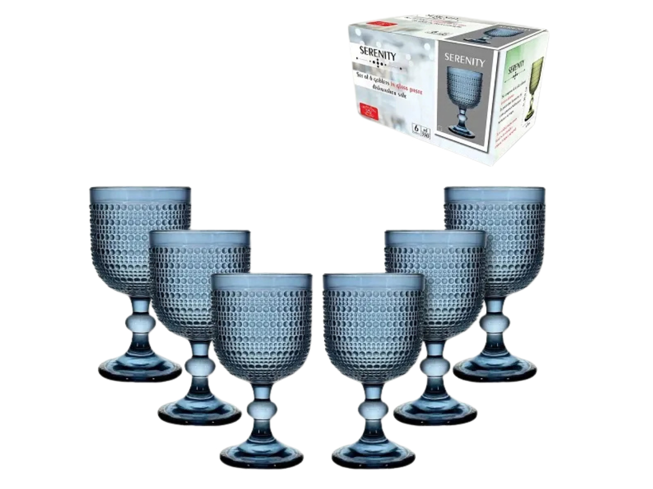 CALICE SERENITY BLU 6PZ 956269B