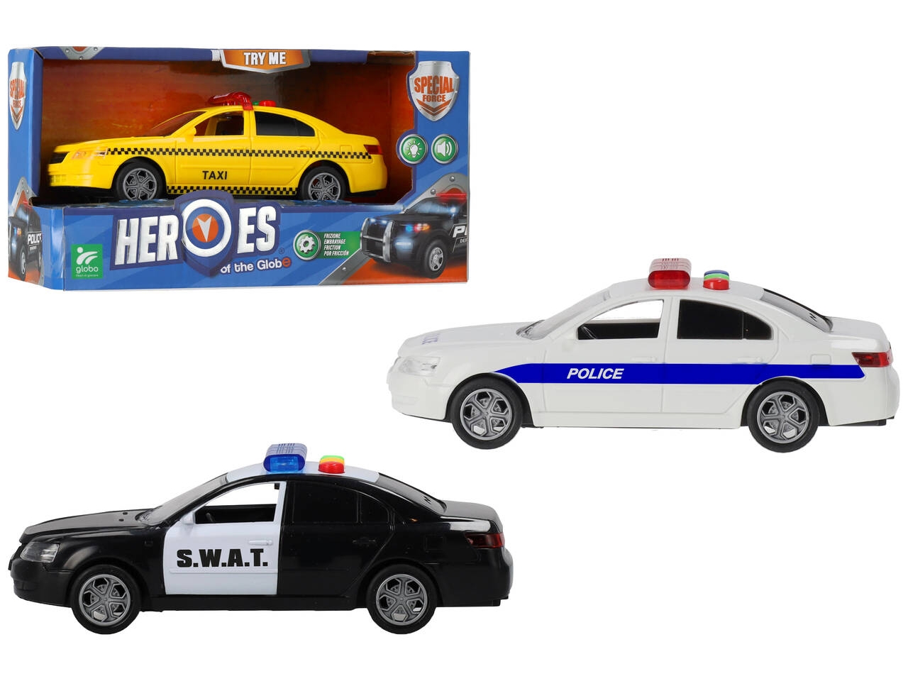 AUTO FORZE DELL’ORDINE FRIZ. LUCI/SUONI 3ASS.42770