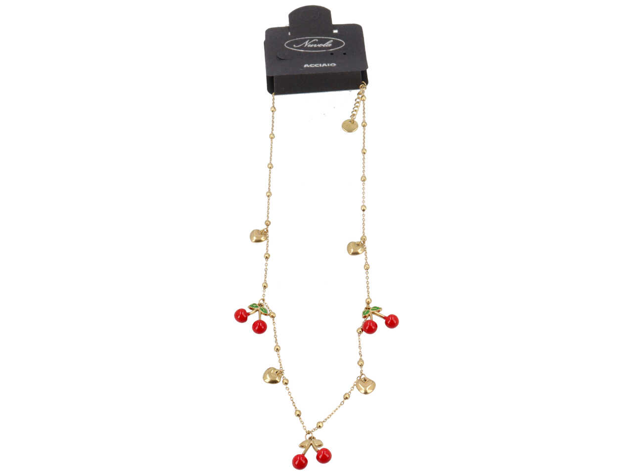 COLLANA CHARME CILIEGIE ORO COLLANA CHARME CILIEGIE ORO